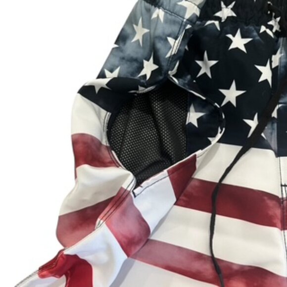 NEW Hurley Board Shorts Men’s Large Flag Patriotic‎ Stars & Stripes - Picture 9 of 15